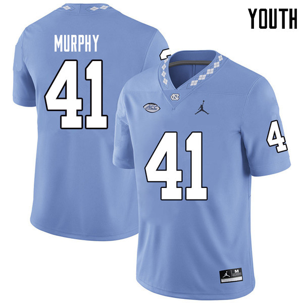 Jordan Brand Youth #41 Kyle Murphy North Carolina Tar Heels College Football Jerseys Sale-Carolina B